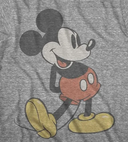 Vista 2 de Disney Camiseta gigante de Mickey Mouse gris para hombre Gris