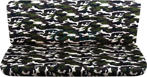 Vista 18 de Totally Covers Fundas de asiento compatibles con camuflaje para camioneta Ford F-150 F-250 F-350 (asiento trasero banco sólido) con/sin respaldo