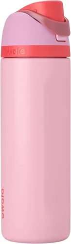 Vista 55 de Owala FreeSip - Acero inoxidable - 32 oz - Morado/Azul (pistas de esquí de los años 80)