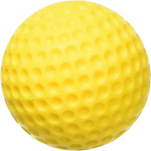 Vista 3 de Heater Yellow Dimpled Baseballs, 1 Dozen, Polyurethane Material, Optic Yellow Color, for Use in Real Baseball Pitching Machines