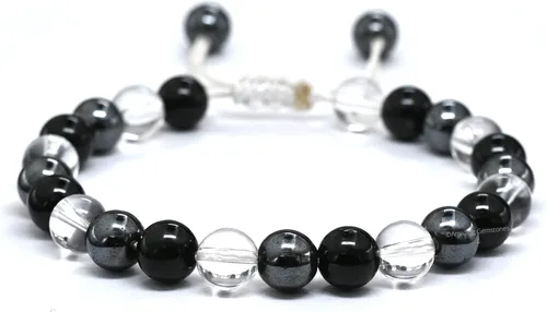 Vista 20 de Pulsera del zodiaco de cristales curativos