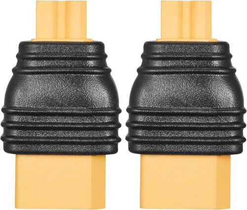 Vista 4 de EC3 conector macho a EC5 hembra conector adaptador para RC Lipo batería EC3 a EC5 adaptador (2 unidades)