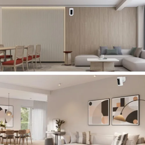 Vista 6 de Paquete de 4 soportes adhesivos de pared para cámara interior (2ª generación y 1ª generación), fuerte adherencia, fácil de instalar, no necesita