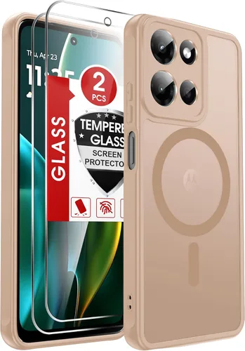 Vista 263 de LeYi Funda para teléfono Samsung-S23: protector de pantalla e imán MagSafe Púrpura