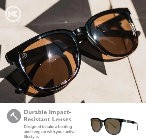 Vista 5 de Knockaround Paso Robles Polarized Square Sunglasses for Men & Women - Trendy Sunglasses - UV400 Protection
