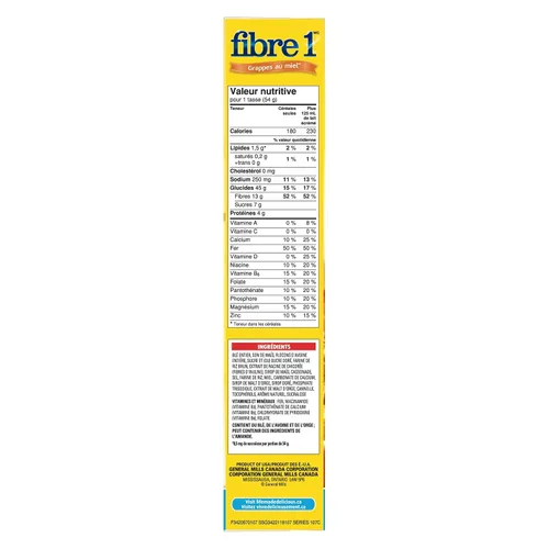 Vista 5 de Fibre 1 Cereal en racimo de miel, 425g/15oz.