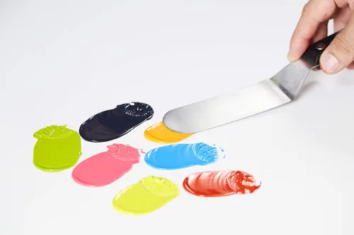 Vista 5 de Liquitex Cuchillo de pintura pequeño profesional Freestyle, n.º 1, plata/negro