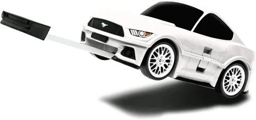 Vista 2 de Ridaz Ford Mustang GT - Equipaje de mano para niños (color blanco)