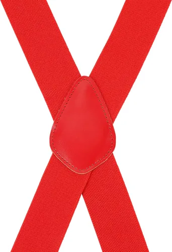Vista 2 de Tirantes para hombre de 1.4 pulgadas de ancho, elásticos y espalda con clips de metal fuertes