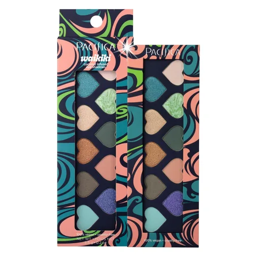 Vista 21 de Pacifica Paleta de sombras de ojos – Sombra de ojos mineral Malibu, tonos neutros mezclables con mate aterciopelado, brillante y metálico, infusión