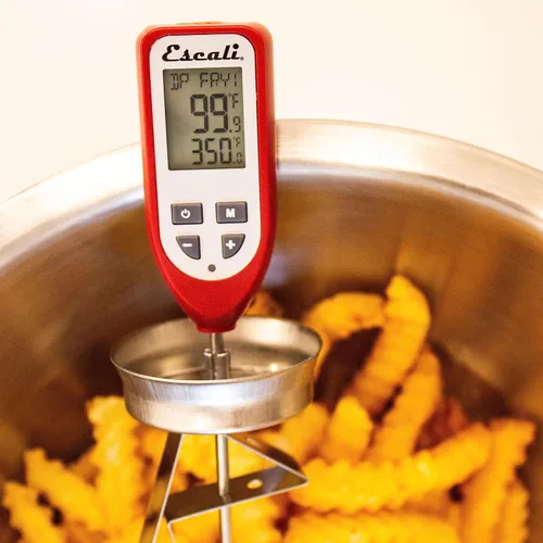 Vista 7 de Escali DHC1 Termómetro Digital para Freír Profundo y Termómetro de Caramelo con Clip para Olla y Medidor de Temperatura de Aceite para Freír