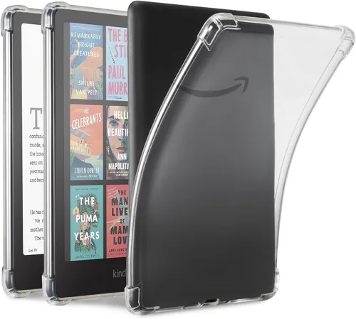 Vista 32 de iDLEHANDS Funda magnética transparente para Kindle Paperwhite de 7" de 12ª generación 2024 y Kindle Colorsoft - con AirBag compatible con iPhone