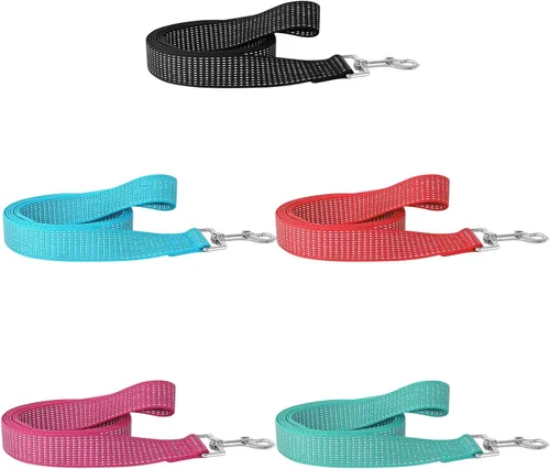 Vista 7 de Collar de perro personalizado con nombre y número impresos, collares reflectantes ajustables personalizados con hebilla para perros pequeños