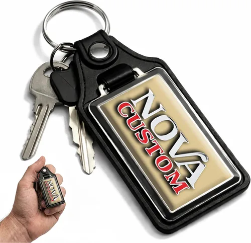 Vista 89 de Brotherhood Car Key Chain for Nova - Classic Models Keychain for Men and Blanco antiguo - Personalizado 1975