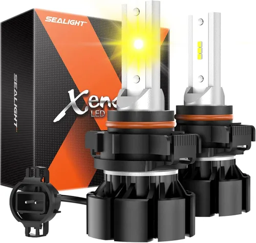 Vista 14 de SEALIGHT Bombilla antiniebla LED H11 H16, tamaño mini real 1:1, 6500 K, blanco frío, 6000 lúmenes, luces antiniebla LED H8/H16 para automóviles