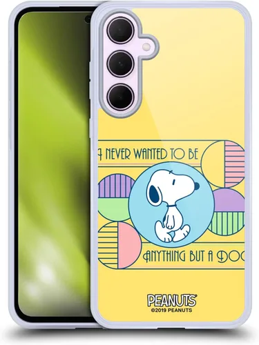 Vista 161 de Head Case Designs Snoopy Deco Dreams - Funda de gel con licencia oficial de Peanuts Blue Pattern [protección de grado militar] compatible con Google