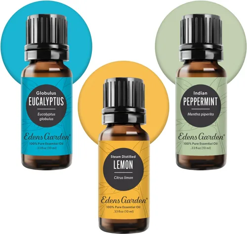 Vista 30 de Edens Garden Juego de 3 aceites esenciales para dolores y dolores, 100% puro, grado terapéutico, mezclas de aromaterapia sin diluir y naturales