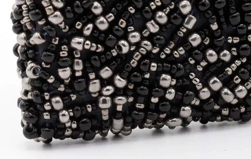 Vista 2 de Embrague de cuentas bolso de noche pulsera formal hecho a mano de comercio justo y de origen ético