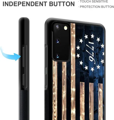 Vista 3 de DAIZAG Funda compatible con Samsung Galaxy S20 Plus, protección completa, a prueba de golpes, antiarañazos, funda de poliuretano termoplástico