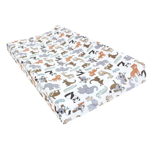 Vista 17 de Hudson Baby Funda unisex para cambiador de bebé, Animal Adventure, talla única