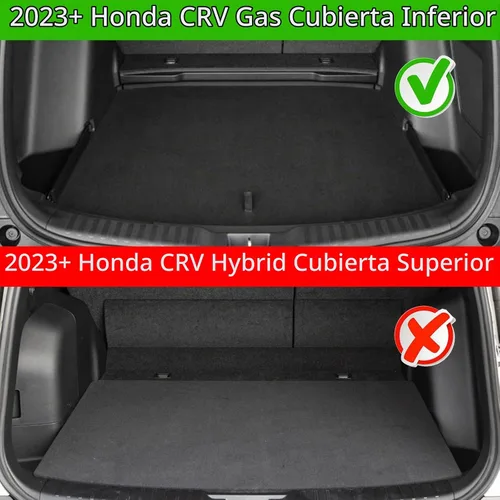 Vista 2 de Rongtaod Alfombrillas de Piso Compatibles con Honda CRV 2023 2024 2025 2026 Forro de Maletero Forro de Carga Alfombrilla de Carga Protector