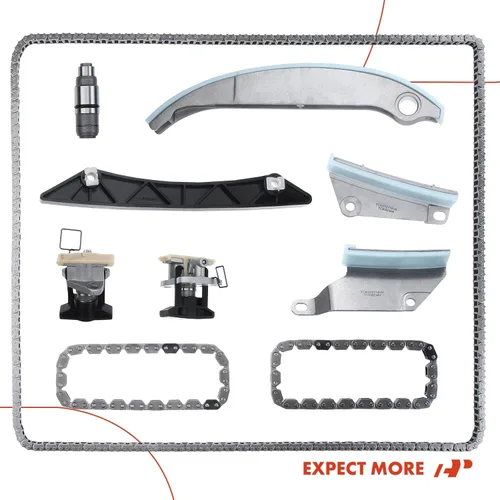 Vista 9 de A-Premium Kit de cadena de distribución del motor con guía y tensor y más [compatible con DOHC, V6 2.7L] Compatible con Chrysler 300, Sebring