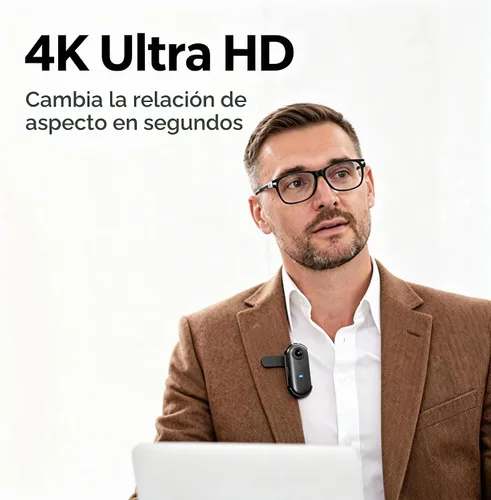 Vista 7 de JETO 4K mini cámara 32GB, cámara POV de la motocicleta de EIS