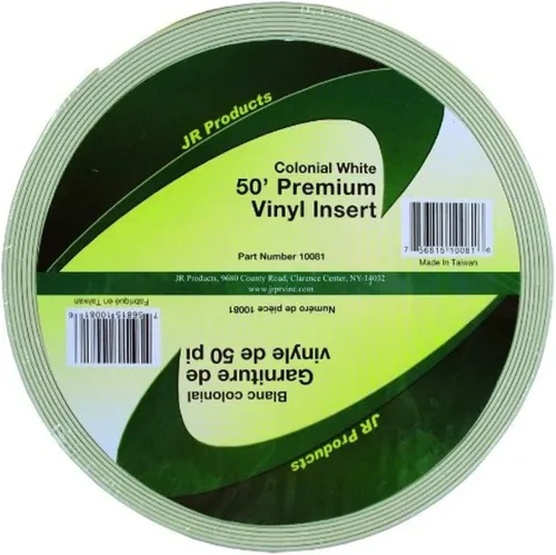 Vista 3 de JR Products 10071 Inserto de Vinilo Premium - Blanco, 1" x 50