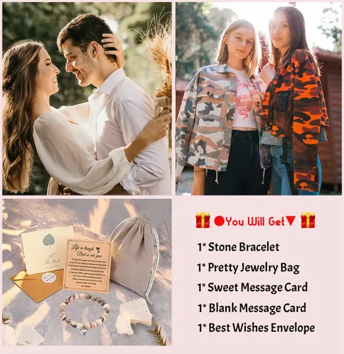 Vista 5 de Regalos inspiradores para mujeres, tarjetas de regalo para mujeres, regalos únicos de cumpleaños de Navidad para mujeres, regalos de recuperación