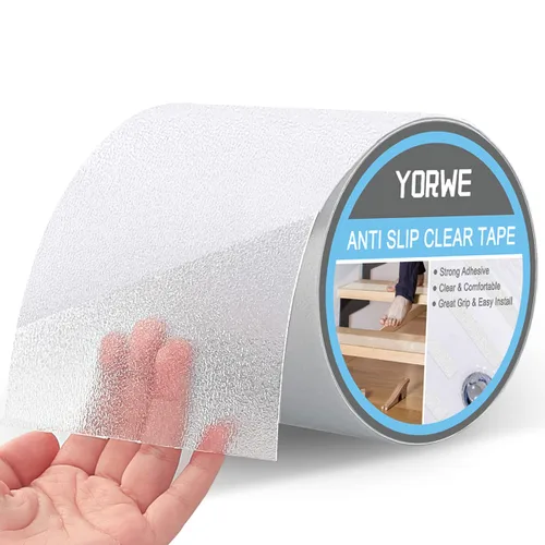 Vista 8 de Yorwe Cinta antideslizante, cinta de seguridad transparente