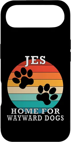 Vista 27 de JES Home for Wayward Dogs Family Name Case for iPhone 16