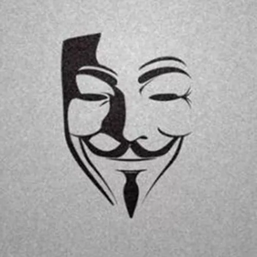 Vista 7 de Junyulim Anonymous Vendetta Hacker Mask Guy Fawkes Game Master Mask For Halloween Cosplay