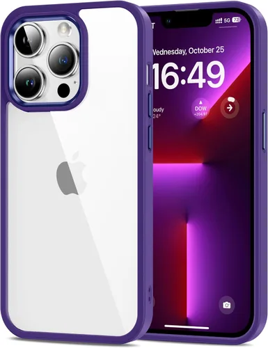 Vista 294 de HOOMIL Funda para iPhone 7 Plus/iPhone 8 Plus de 5.5 Pulgadas, sin amarillamiento, protección contra caídas, cubierta trasera dura transparente