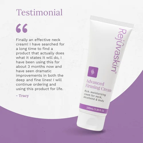 Vista 5 de Rejuvaskin Advanced Firming Cream - Crema facial para mujer - Crema facial para cuello y escote - Crema antiarrugas de día y noche, crema