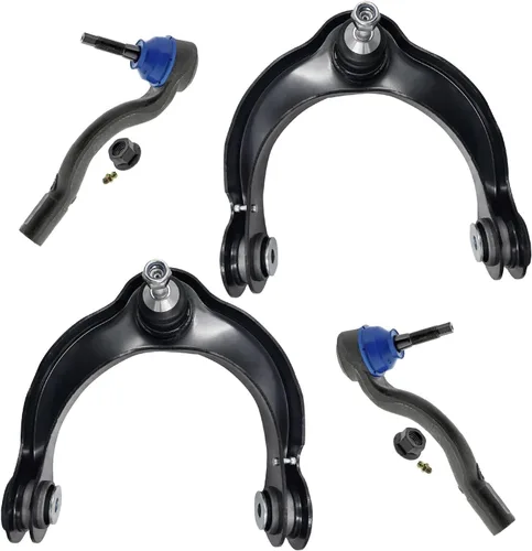 Vista 193 de Detroit Axle - 4 piezas de brazos de control traseros para Ford C-Max, Focus, Mazda 3 5, Volvo C30, C70, S40, V50, 4 brazos de control superiores e