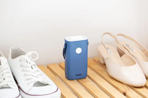 Vista 4 de HubiCare - Mini purificador de aire portátil – Aire inalámbrico que no requiere un filtro HEPA y elimina olores – coches, camadas de mascotas y Azul