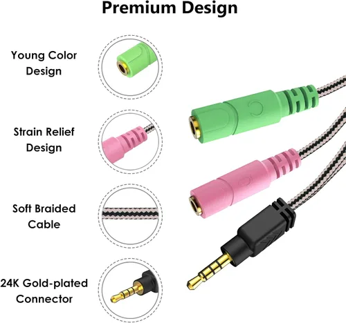 Vista 6 de MillSO adaptador jack de 3.5 mm