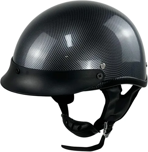 Vista 9 de Casco de motocicleta de estilo adulto unisex negro medio, con certificación DOT, para chopper, ciclomotor, patinete, motocicleta eléctrica