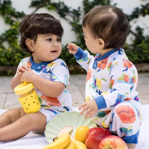 Vista 183 de Burt's Bees Baby - Pijama de una pieza para bebé, mameluco para dormir y jugar, algodón 100% orgánico, cremallera frontal