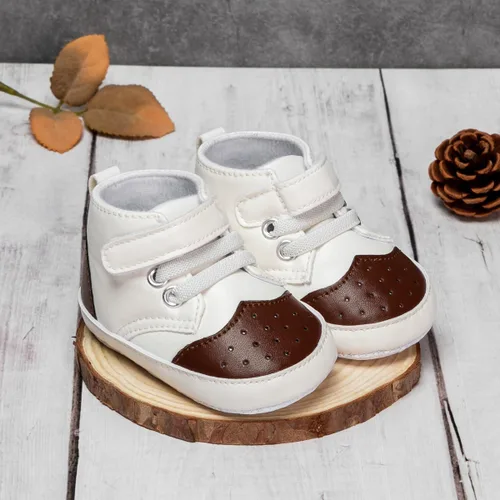 Vista 2 de KaKaKiKi - Tenis de lona para bebé, infante, niños, tenis con suela de goma antideslizante, tenis de caramelo caminantes, primerizos, precaminando
