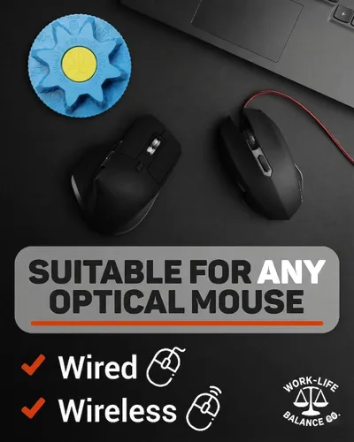 Vista 5 de Jiggler mecánico de ratón, sin USB, dispositivo inalámbrico indetectable, sin software. El mouse movedor aleatorio mantiene despierta, silencioso