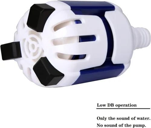 Vista 6 de Bomba de retorno nano para sumidero de acuario de agua salada, bomba de agua pequeña, CC 12 V con controlador, 185 GPH (700 L/H), 9 vatios, uso