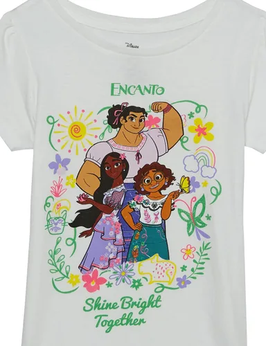 Vista 2 de Disney Camiseta Encanto Mirabel Isabela Luisa Shine Bright para niña