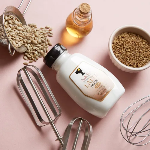 Vista 5 de Camille Rose - Acondicionador sin enjuague, Latte Define – Crema de peinado + tratamiento capilar para cabello seco y dañado, desenredante, control