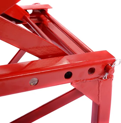 Vista 9 de 300lb Motocicleta Dirt Bike Hidráulica Scissor Piso Jack Elevación Soporte Jack