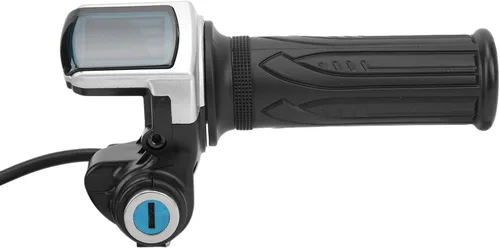 Vista 8 de KIMISS Acelerador eléctrico para bicicleta, agarre de acelerador eléctrico, 48 V, acelerador eléctrico de bicicleta con indicador LED, juego