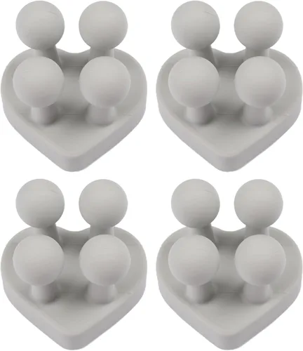 Vista 9 de 4 soportes para cepillos de dientes autoadhesivos impermeables de silicona, multifunción, montado en la pared, soporte para enchufe de un solo