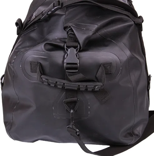 Vista 4 de Rockagator Bolsa de lona impermeable - Serie Mammoth - Roll Top Overland Storage, Negro