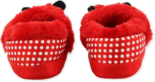 Vista 4 de Minnie Mouse - Pantuflas de felpa para niña pequeña