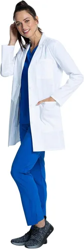 Vista 4 de Cherokee CK452 - Abrigo de laboratorio para mujer de 33 pulgadas